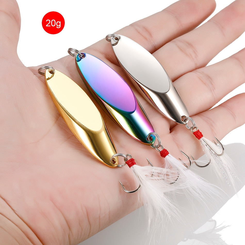 Metal Spinner Spoon Lures