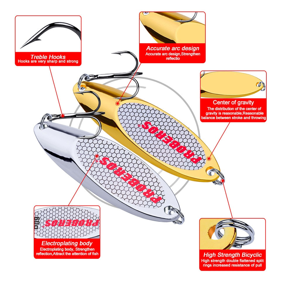 Metal Spinner Spoon trout Fishing Lure