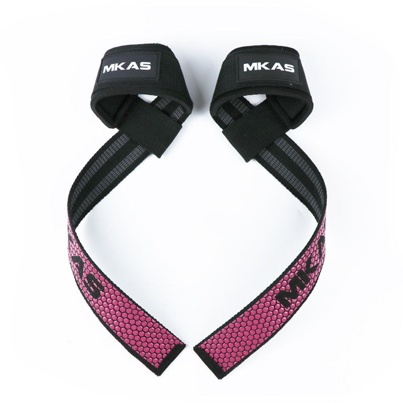 MKAS Weight lifting Wrist Straps Fitness Bodybuilding Training Gym