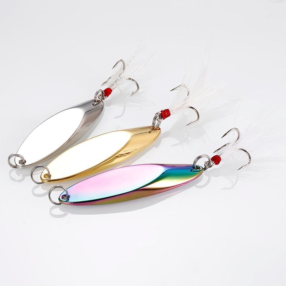 Metal Spinner Spoon Lures