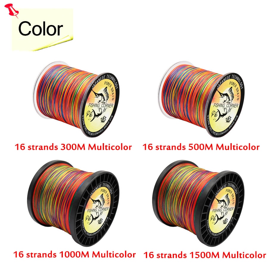 Braided Fishing Line Multicolor