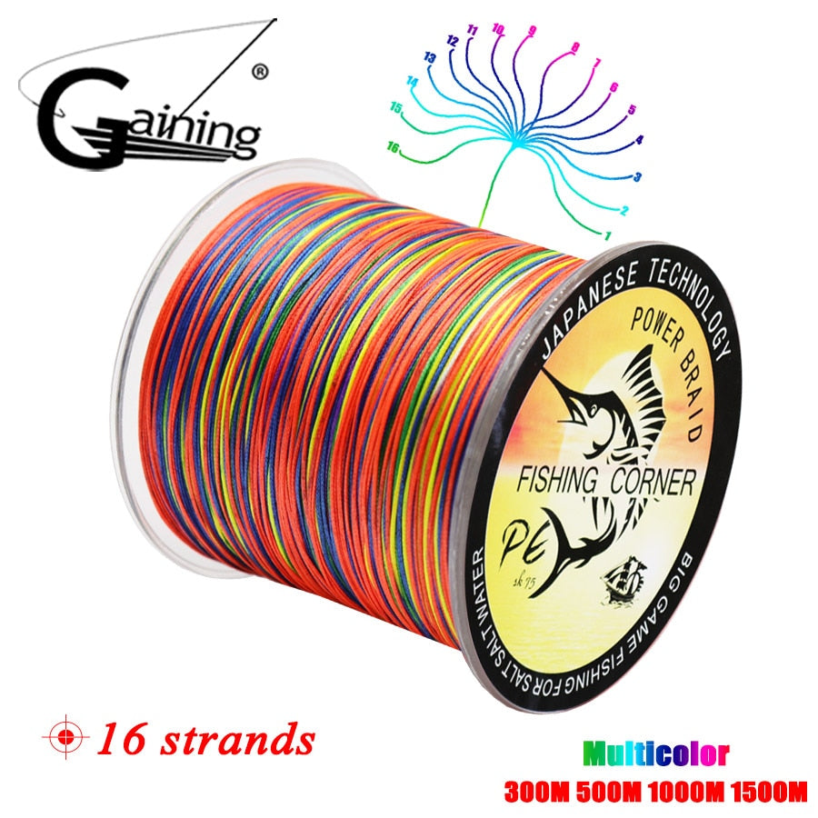 Braided Fishing Line Multicolor