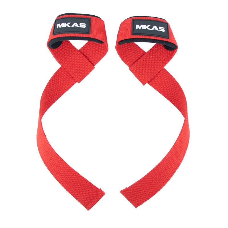 MKAS Weight lifting Wrist Straps Fitness Bodybuilding Training Gym