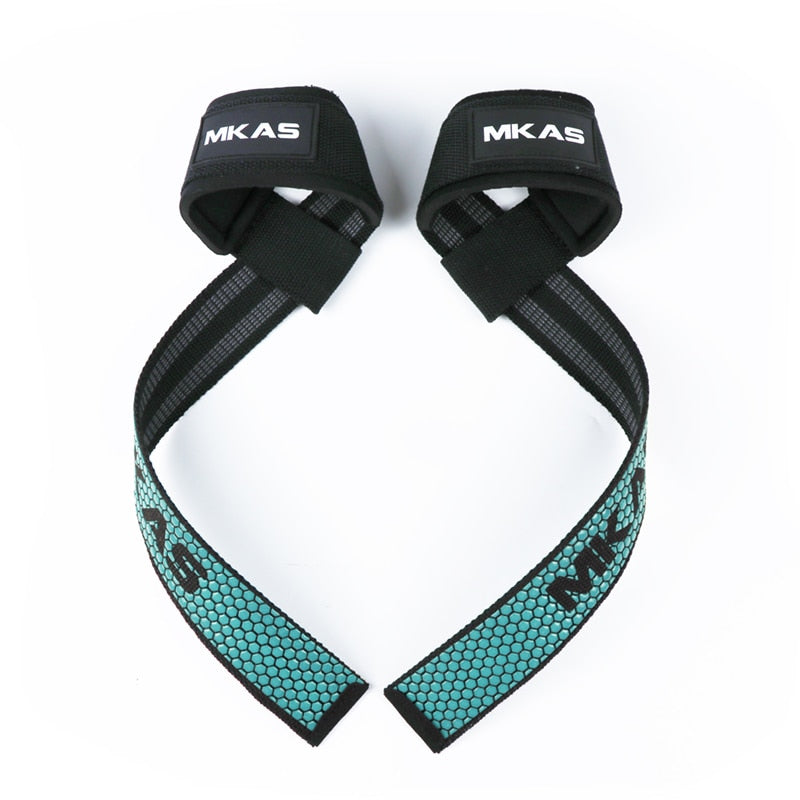 MKAS Weight lifting Wrist Straps Fitness Bodybuilding Training Gym