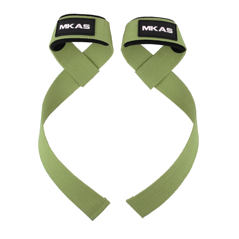 MKAS Weight lifting Wrist Straps Fitness Bodybuilding Training Gym