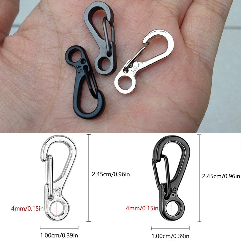 Mini Carabiner Keychain Camping