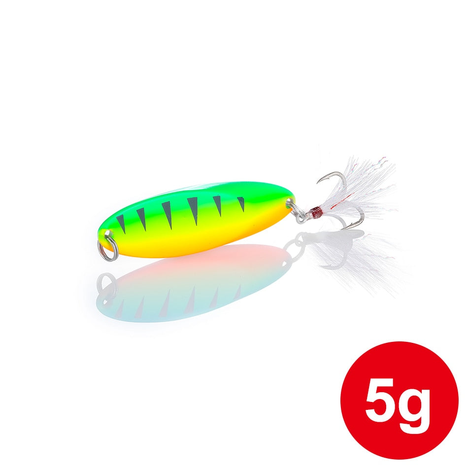 Metal Spinner Spoon Lures