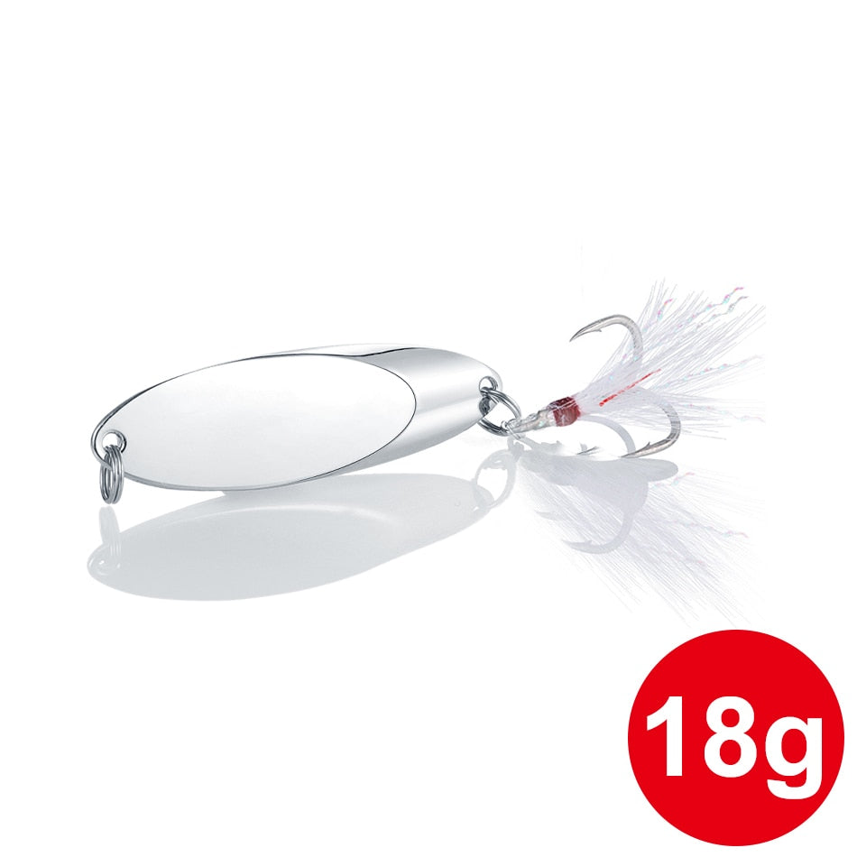 Metal Spinner Spoon Lures