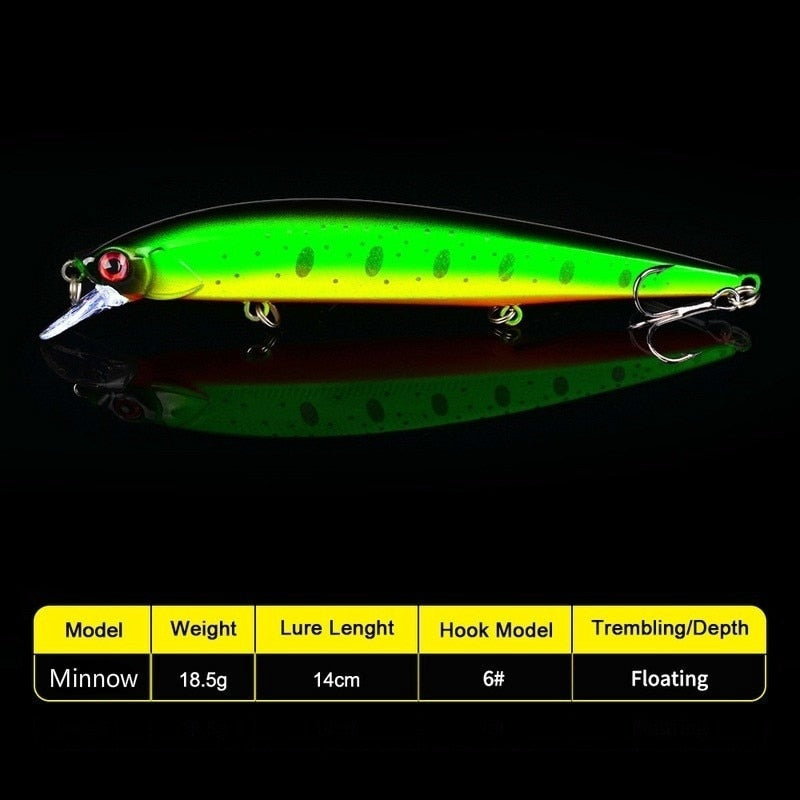 3D Bionic Minnow Fishing Lure