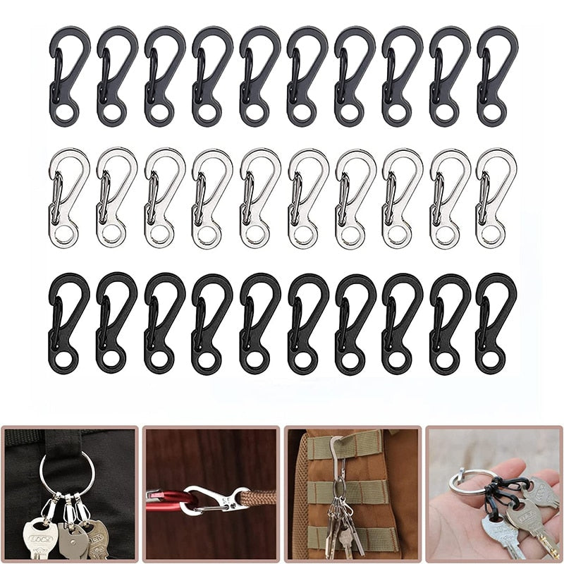 Mini Carabiner Keychain Camping