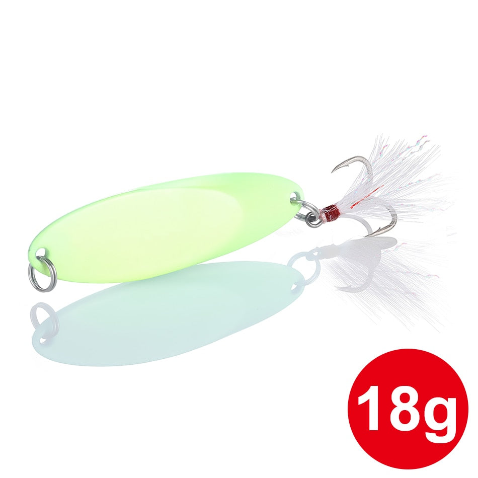 Metal Spinner Spoon Lures