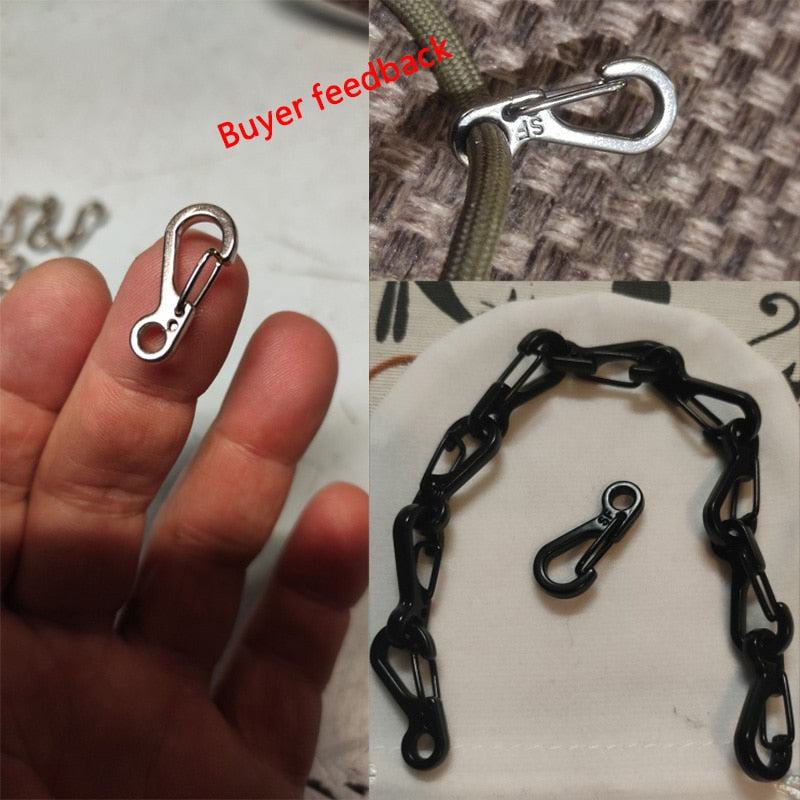 Mini Carabiner Keychain Camping