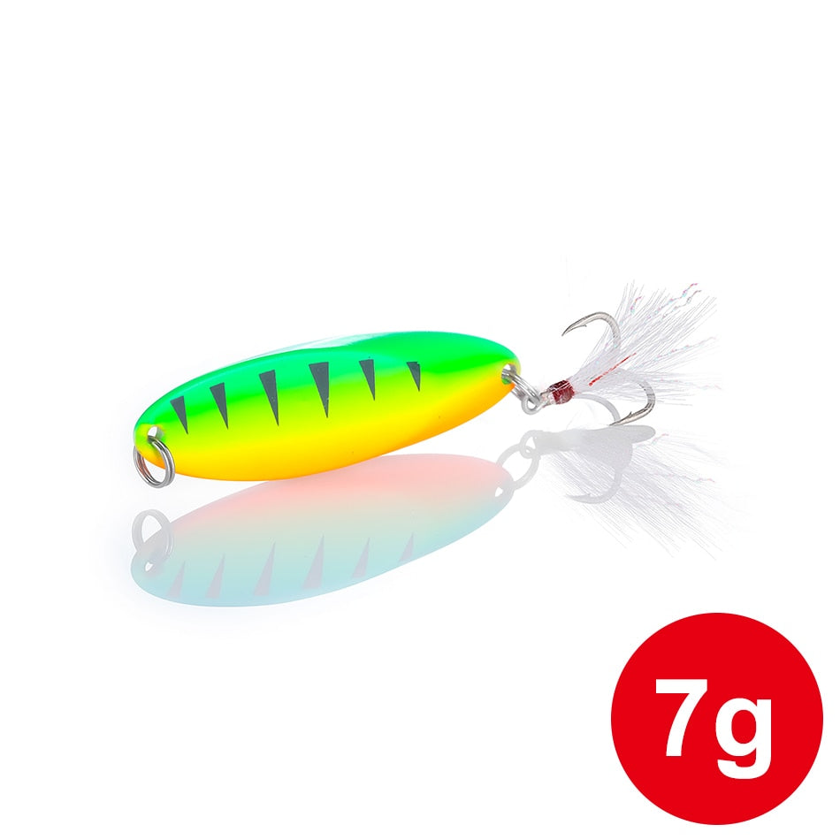 Metal Spinner Spoon Lures