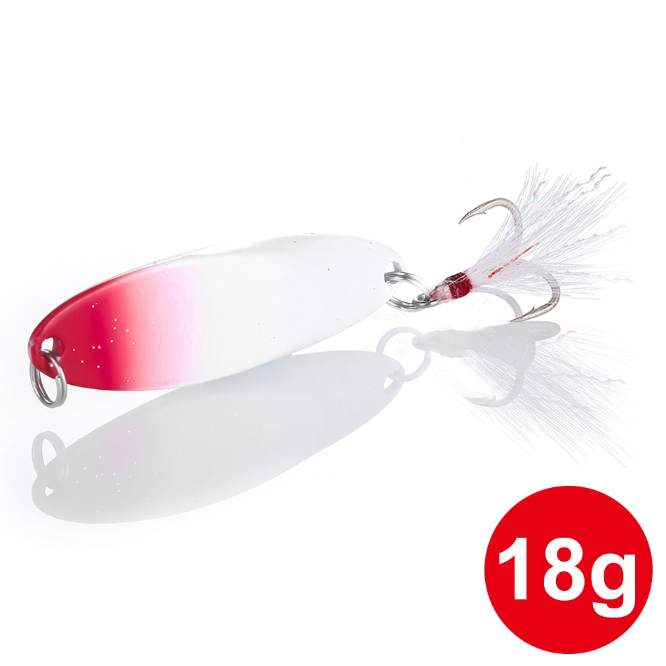 Metal Spinner Spoon Lures