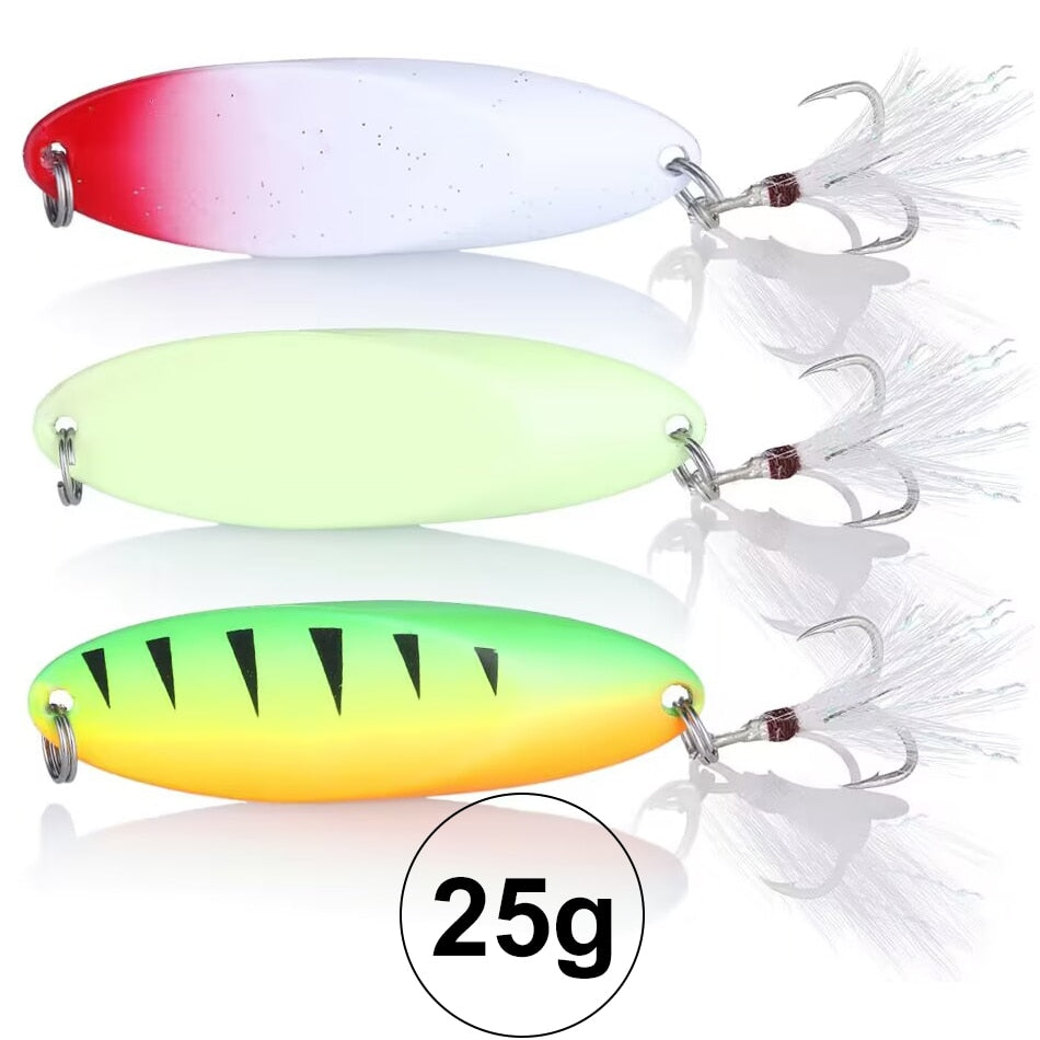 Metal Spinner Spoon Lures