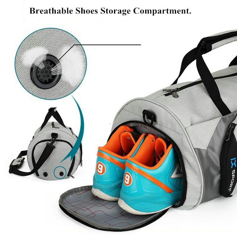 Men Gym Bags For Fitness Training Outdoor Travel Sport Bag Multifunction